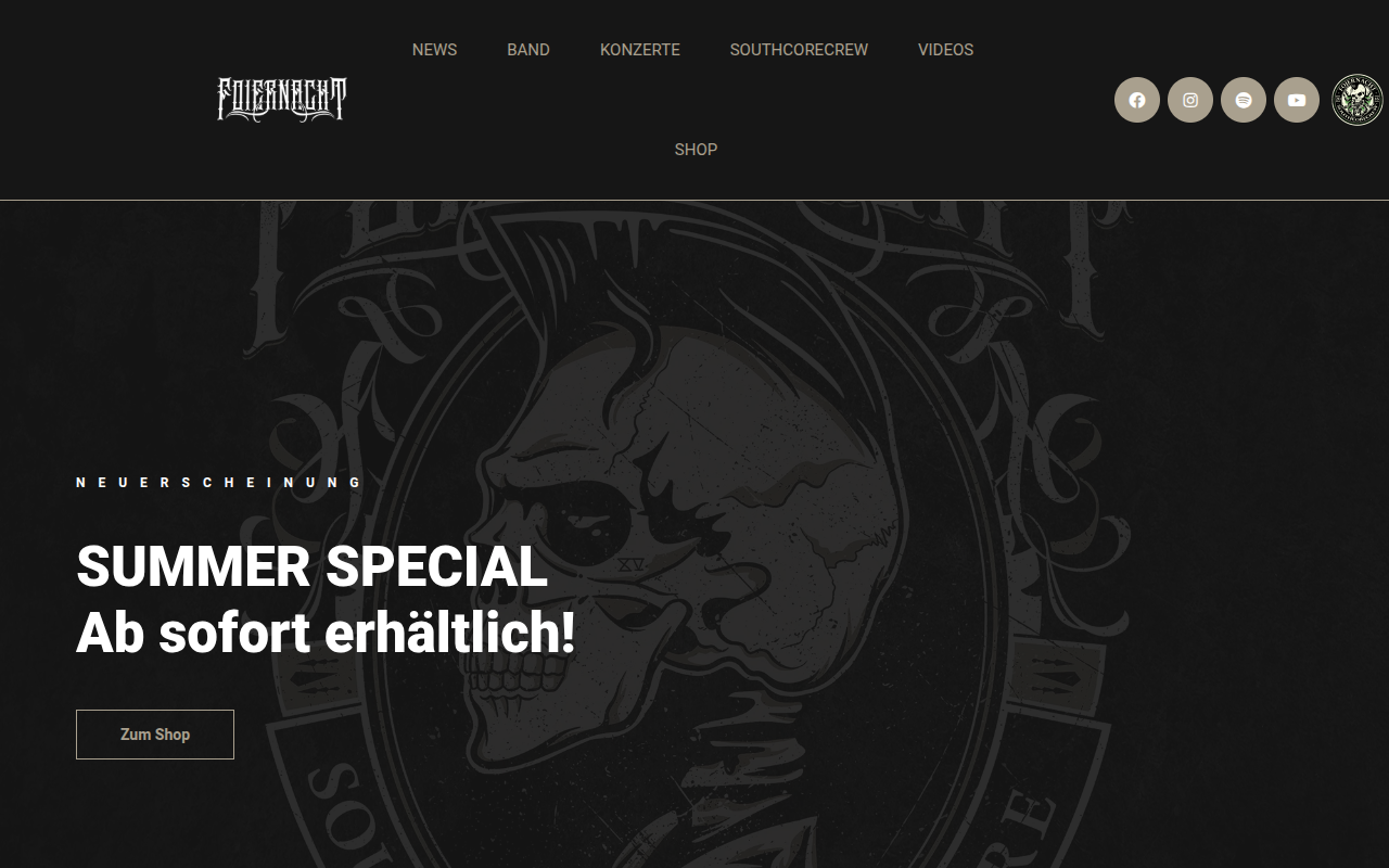 Startseite von Foiernacht